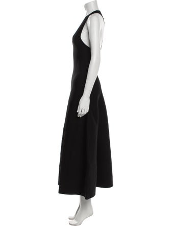 St. Agni Halterneck Long Dress