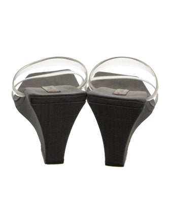 St. Agni Suede Animal Print Slides