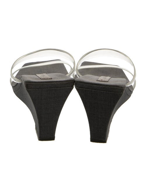 St. Agni Suede Animal Print Slides