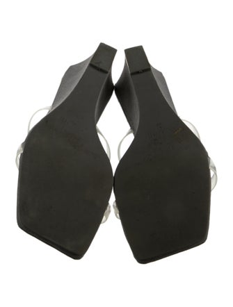 St. Agni Suede Animal Print Slides