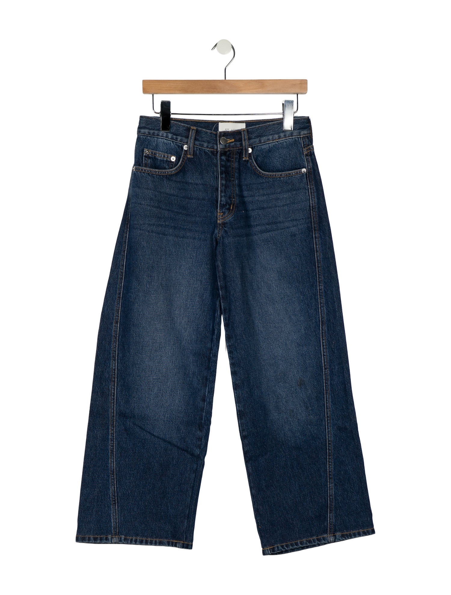 St. Agni Mid-Rise Wide Leg Jeans