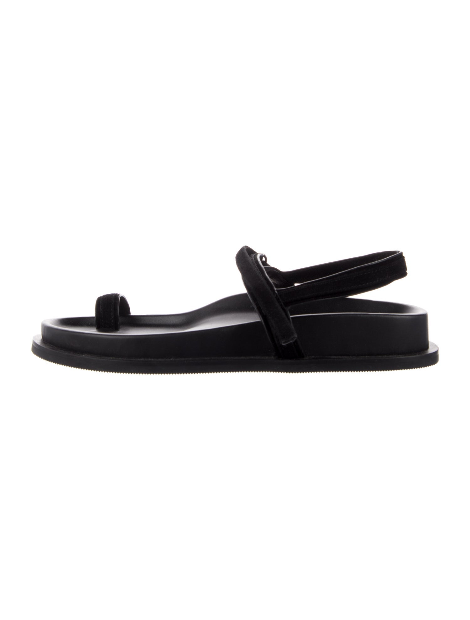 St. Agni Leather Slingback Sandals