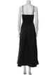 St. Agni V-Neck Midi Length Dress