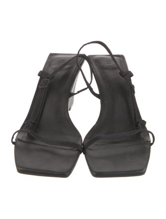 St. Agni Suede Slingback Sandals