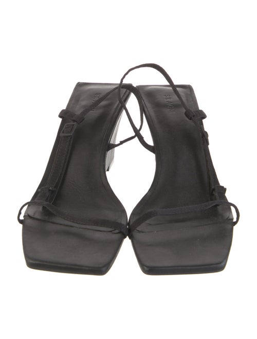 St. Agni Suede Slingback Sandals