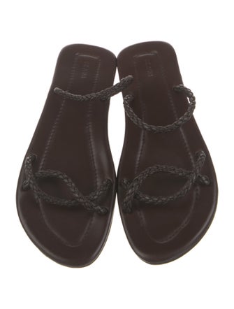 St. Agni Leather Slides