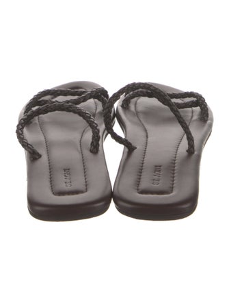 St. Agni Leather Slides