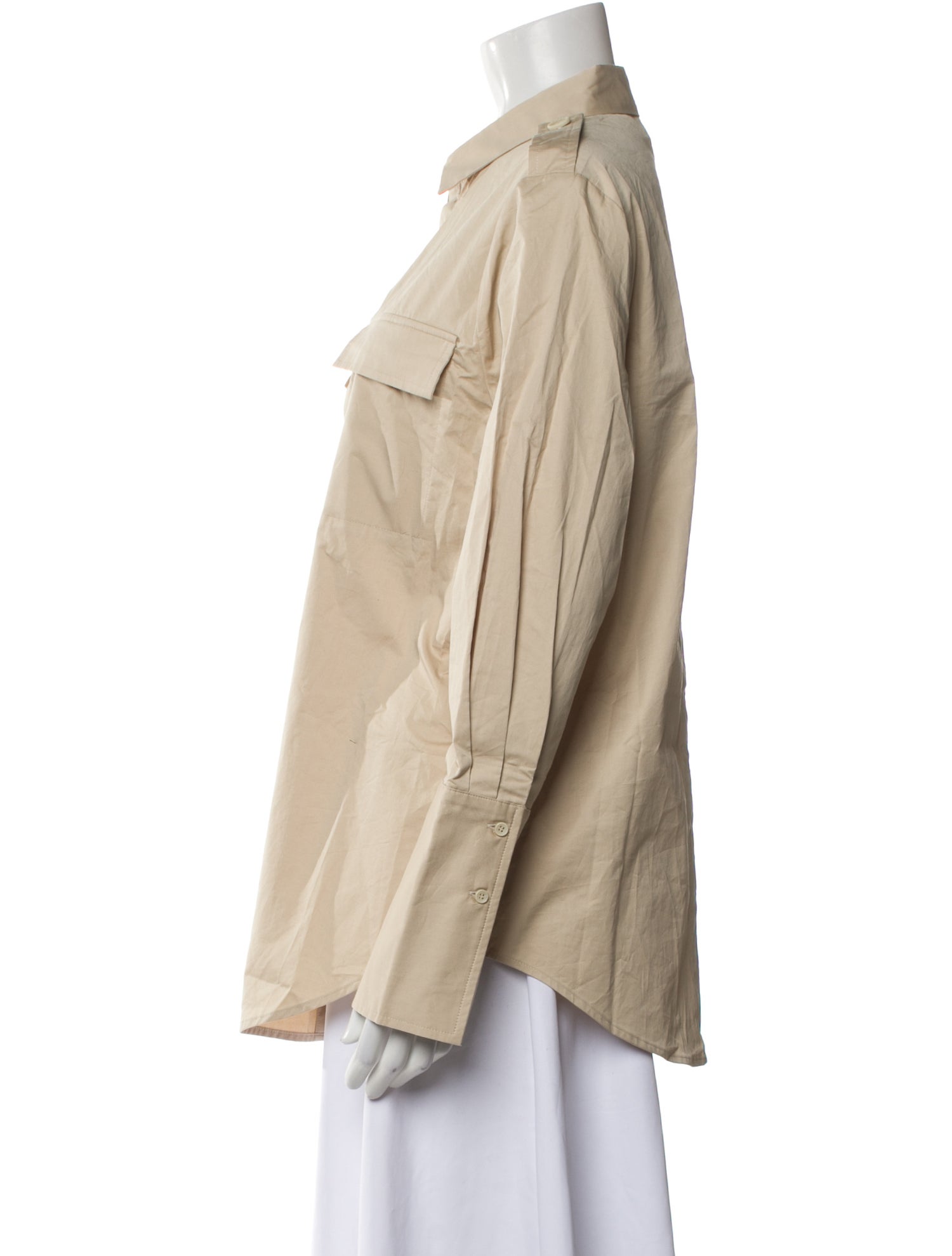 St. Agni Long Sleeve Button-Up Top w/ Tags