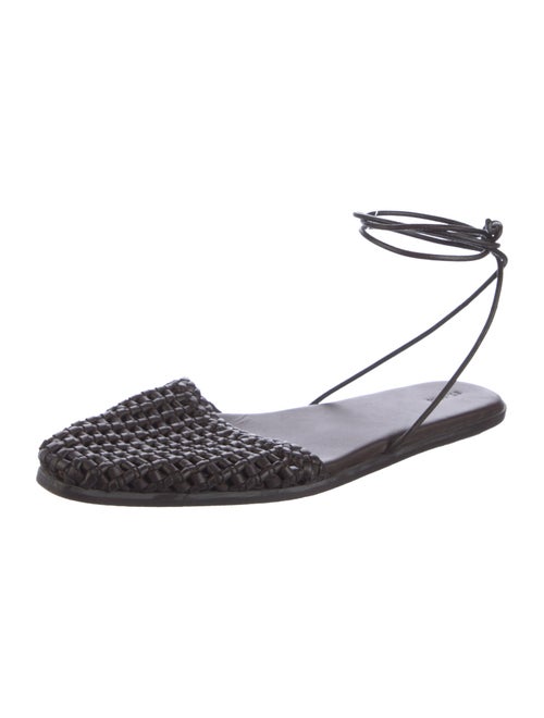 St. Agni Leather Slingback Flats