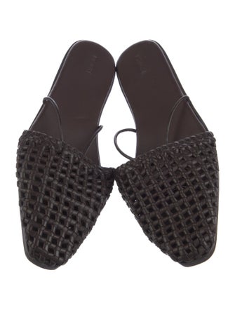 St. Agni Leather Slingback Flats