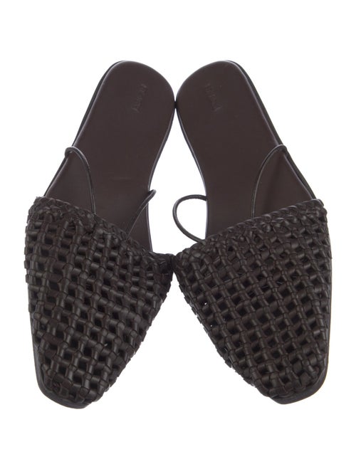 St. Agni Leather Slingback Flats