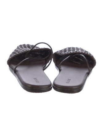 St. Agni Leather Slingback Flats