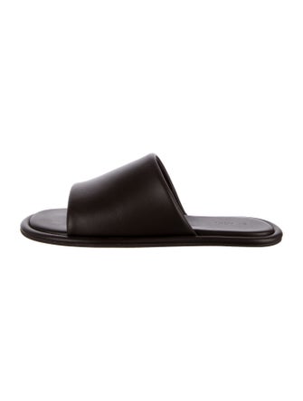 St. Agni Leather Slides