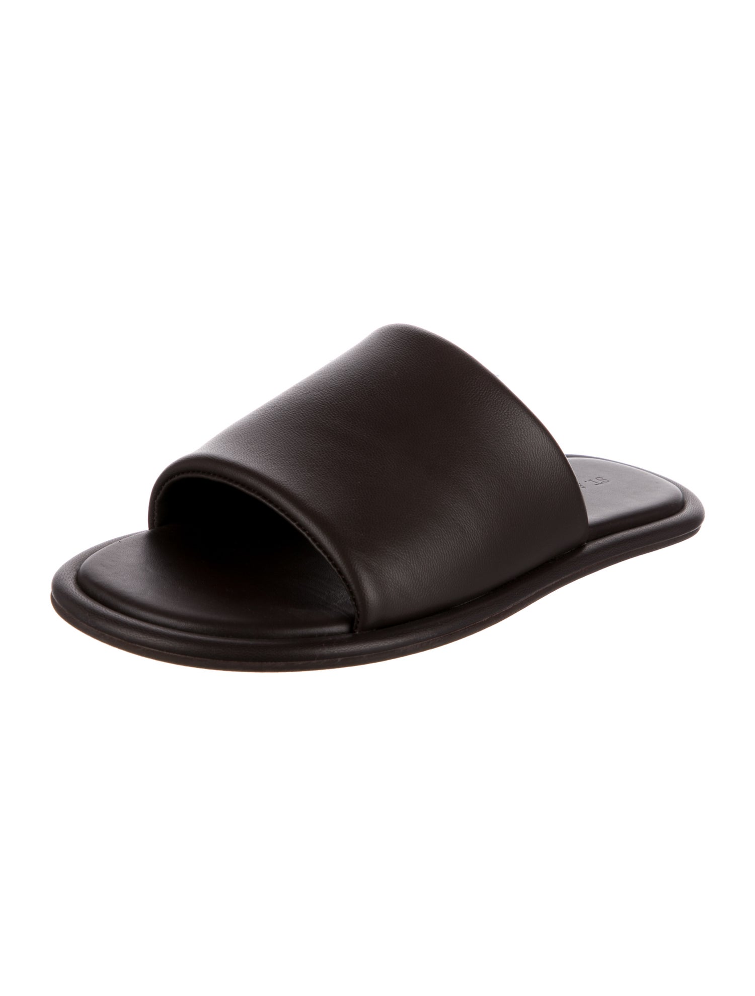 St. Agni Leather Slides