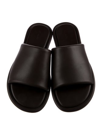 St. Agni Leather Slides