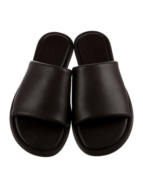 St. Agni Leather Slides