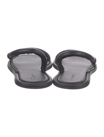 St. Agni Leather Slingback Sandals