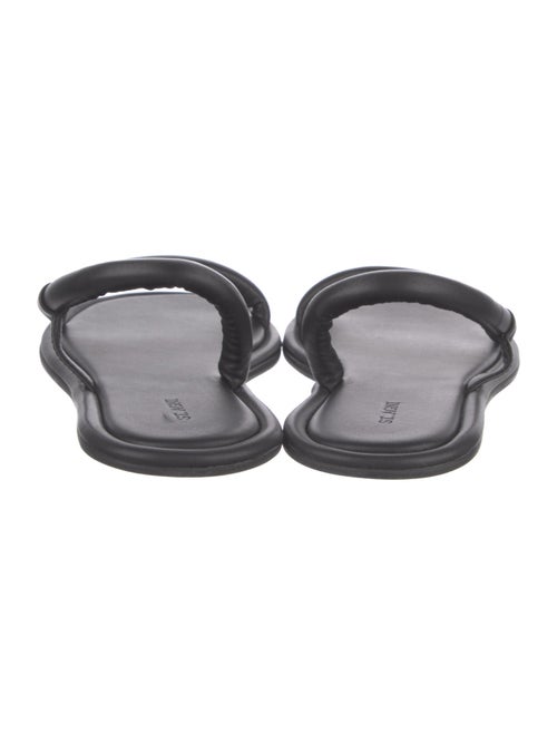 St. Agni Leather Slingback Sandals