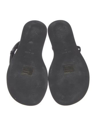 St. Agni Leather Slingback Sandals