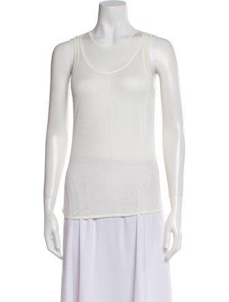 St. Agni Scoop Neck Sleeveless Top