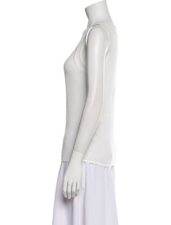 St. Agni Scoop Neck Sleeveless Top