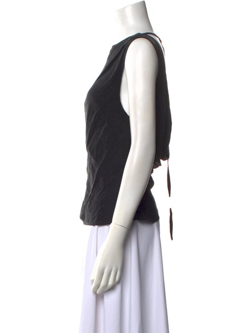 St. Agni Bateau Neckline Sleeveless Top