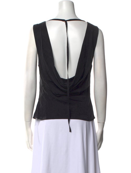 St. Agni Bateau Neckline Sleeveless Top