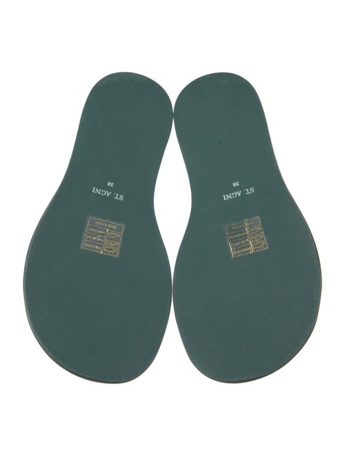St. Agni Leather Slides