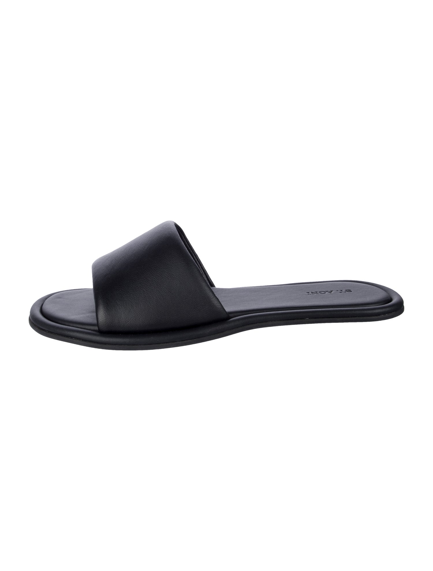 St. Agni Leather Slides w/ Tags