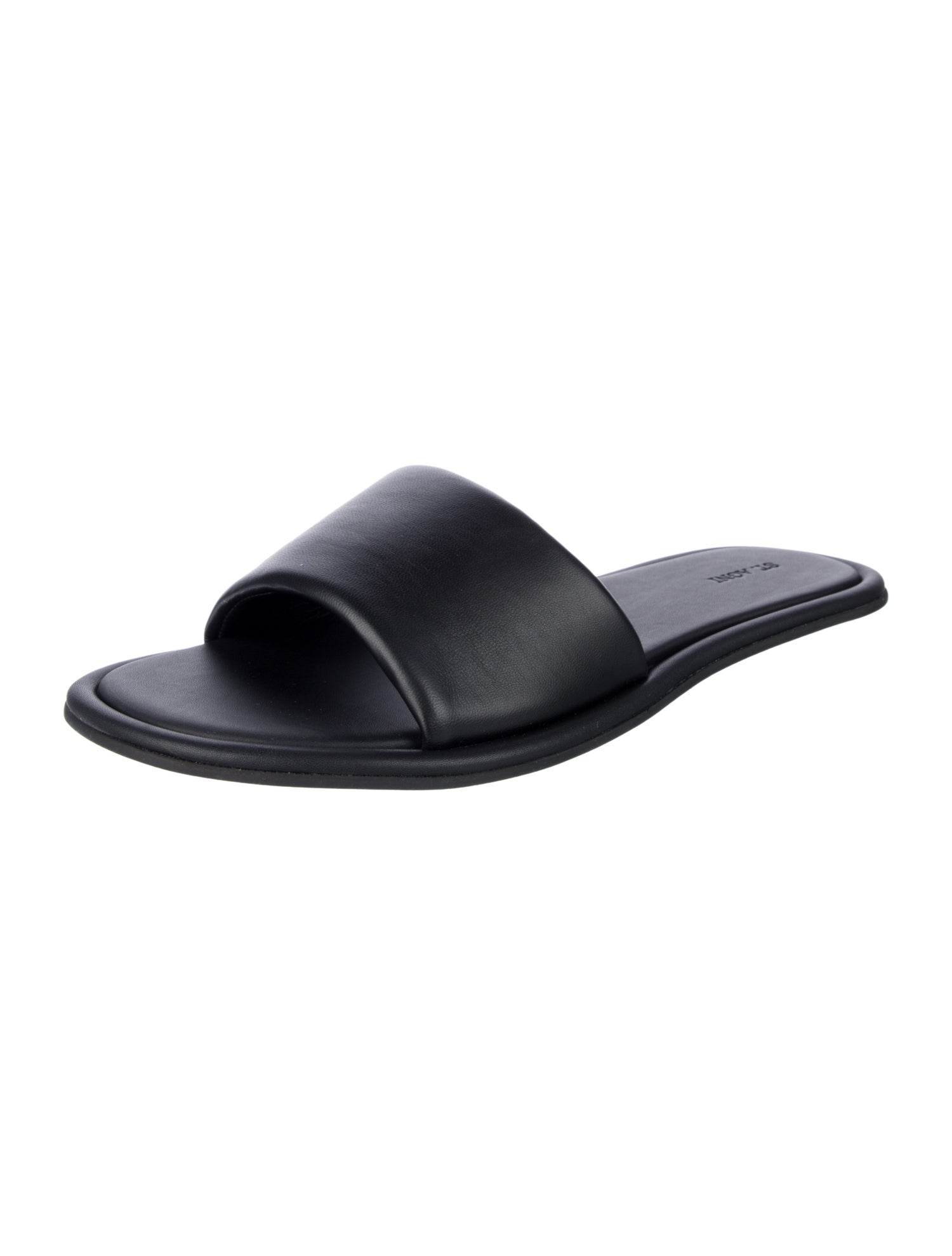St. Agni Leather Slides w/ Tags
