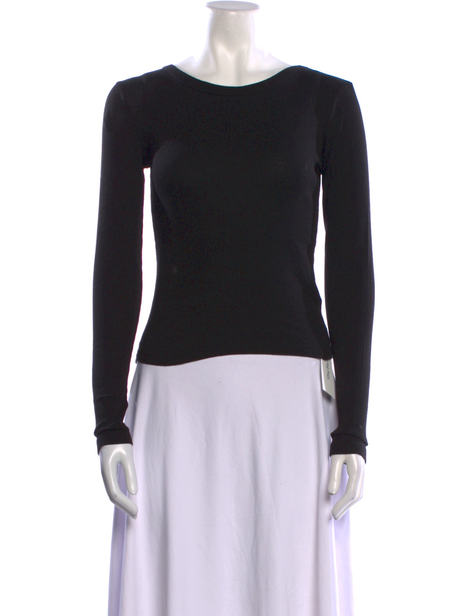 St. Agni Bateau Neckline Long Sleeve Top