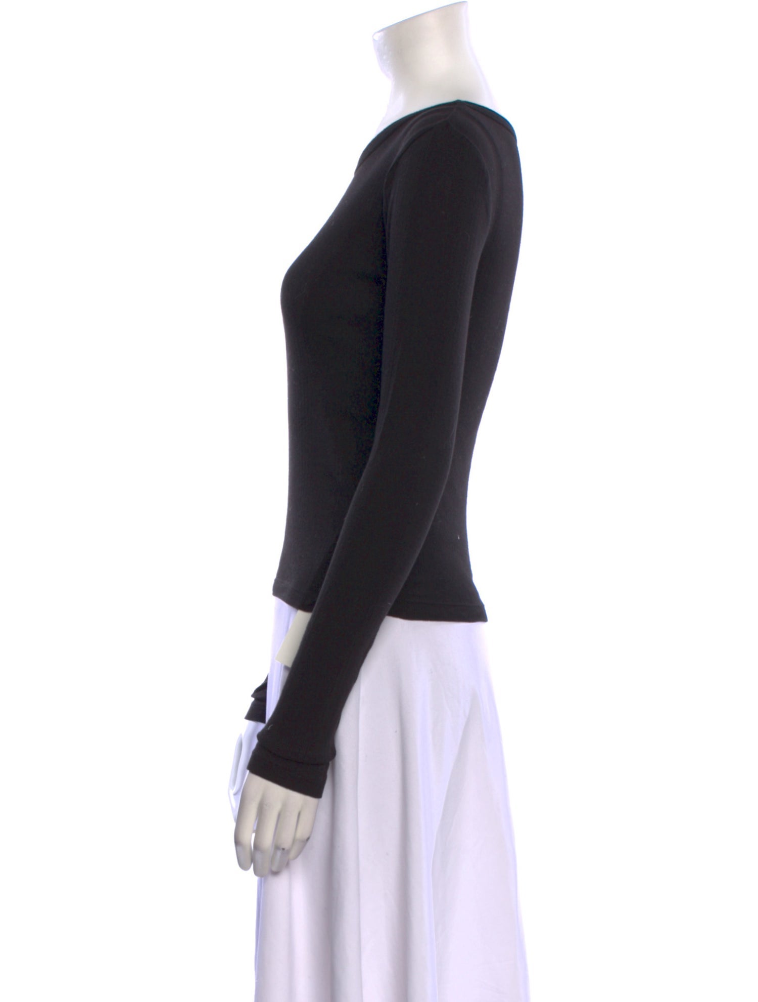 St. Agni Bateau Neckline Long Sleeve Top