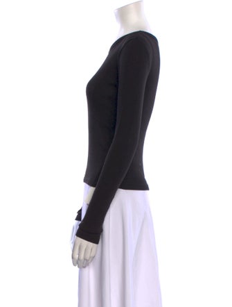 St. Agni Bateau Neckline Long Sleeve Top