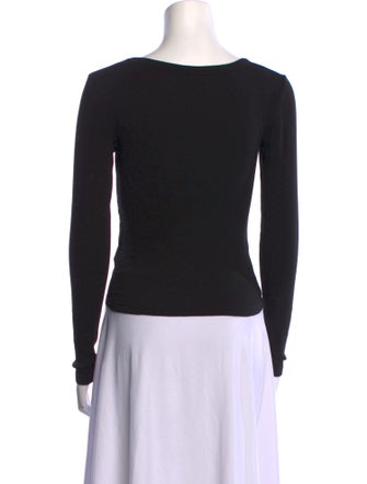 St. Agni Bateau Neckline Long Sleeve Top