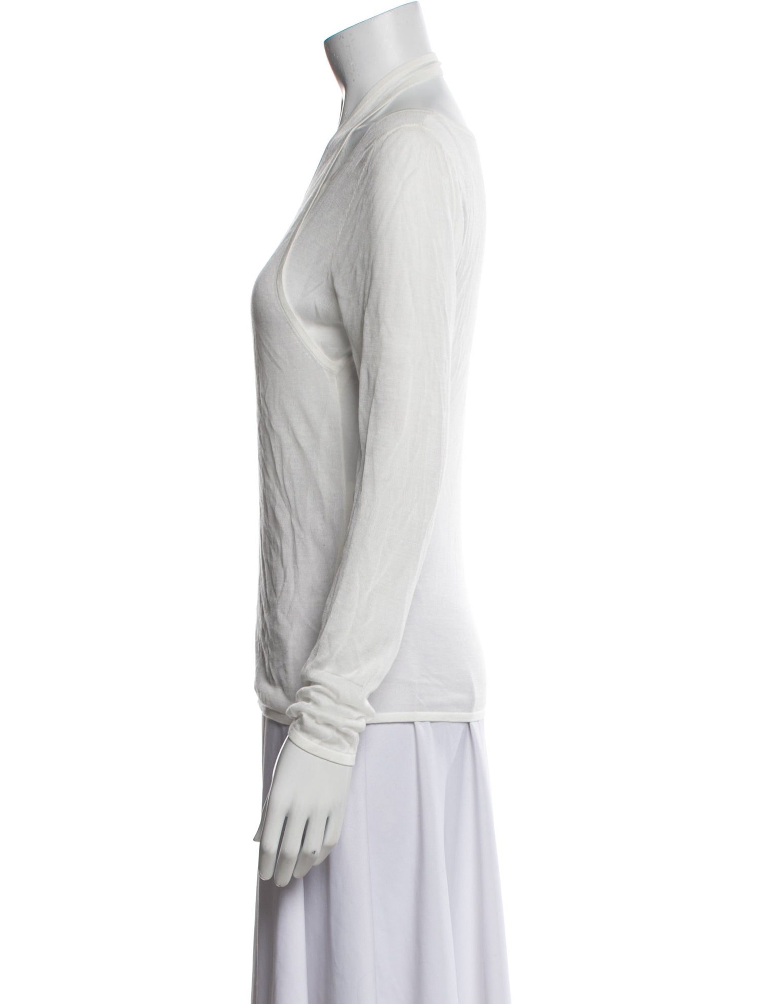 St. Agni V-Neck Long Sleeve Top