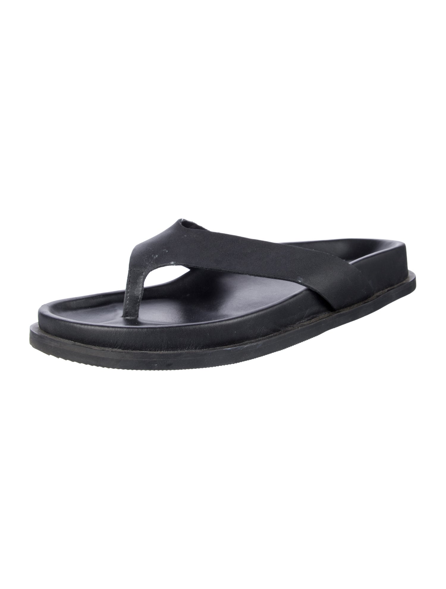 St. Agni Leather Flip Flops