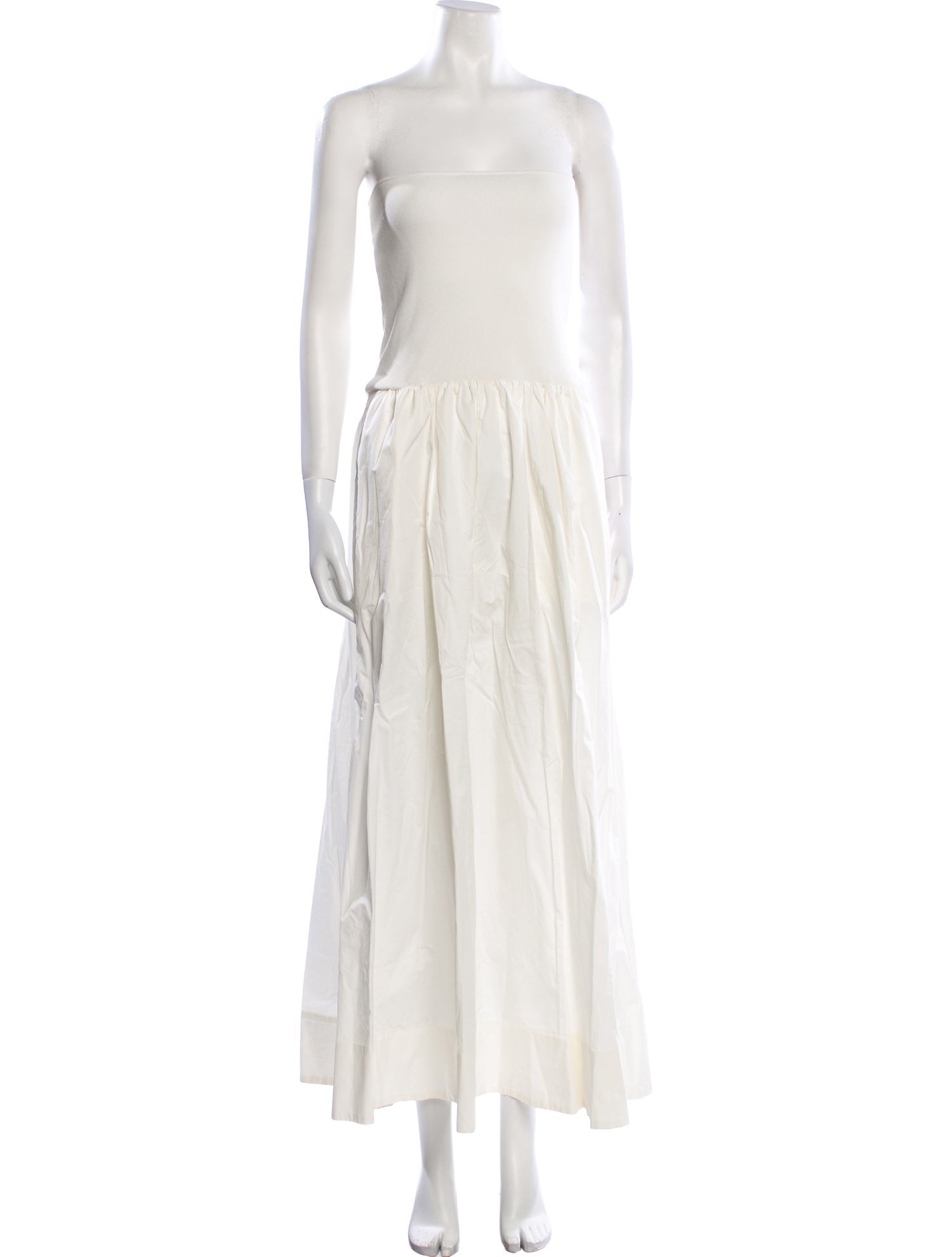 St. Agni Square Neckline Long Dress