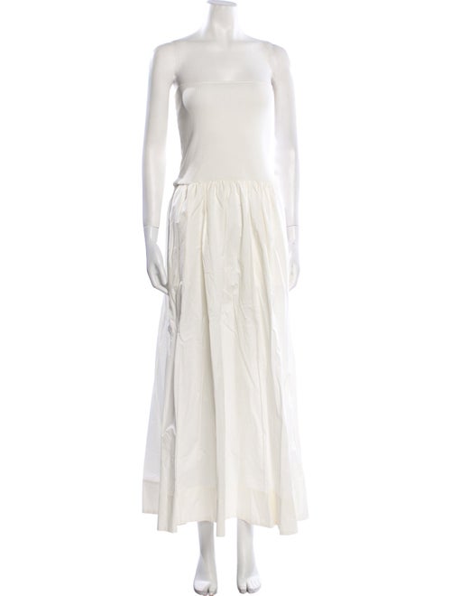 St. Agni Square Neckline Long Dress