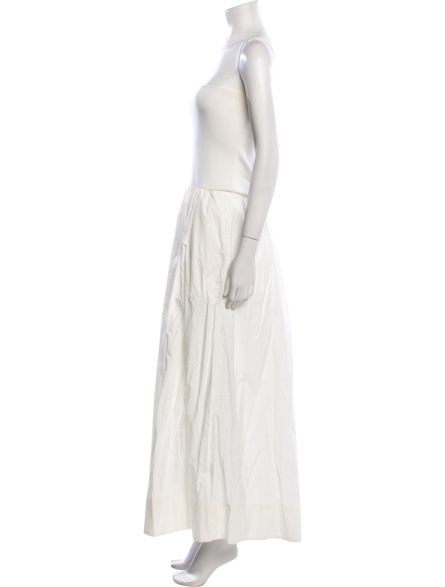 St. Agni Square Neckline Long Dress