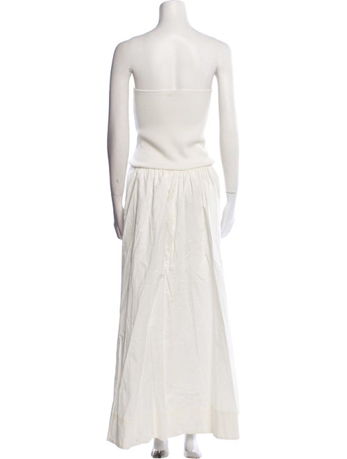 St. Agni Square Neckline Long Dress