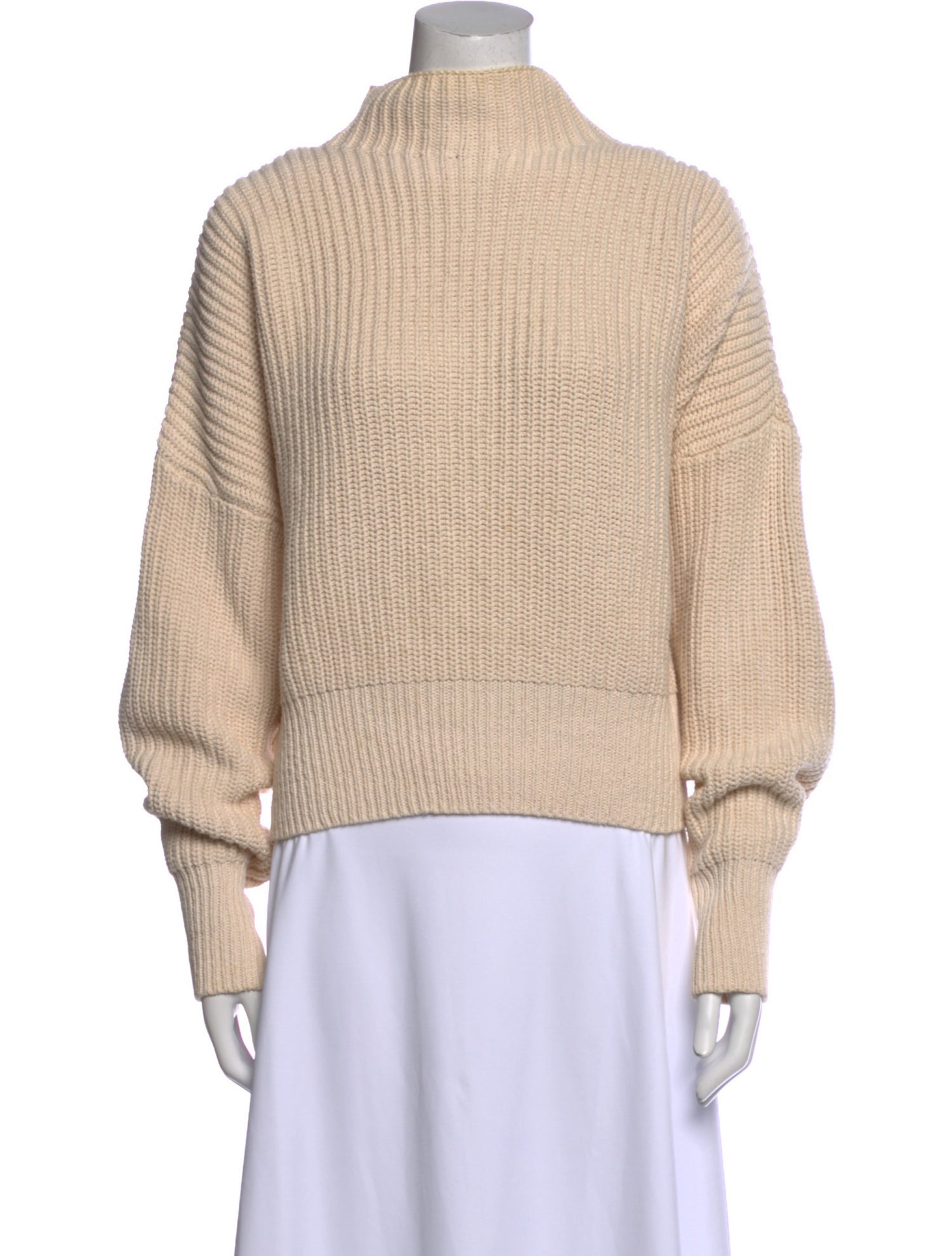 St. Agni Mock Neck Long Sleeve Sweatshirt