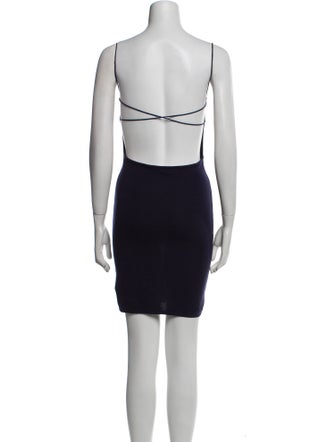 St. Agni Square Neckline Mini Dress