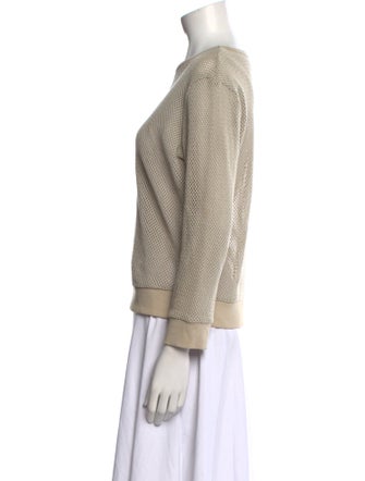 St. Agni Bateau Neckline Long Sleeve Sweatshirt