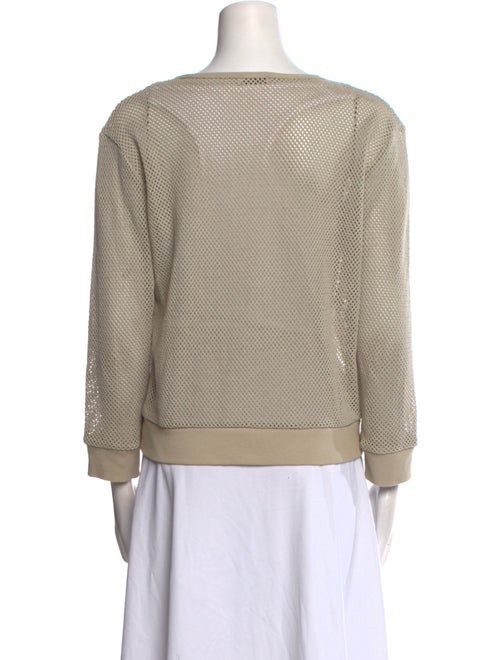 St. Agni Bateau Neckline Long Sleeve Sweatshirt