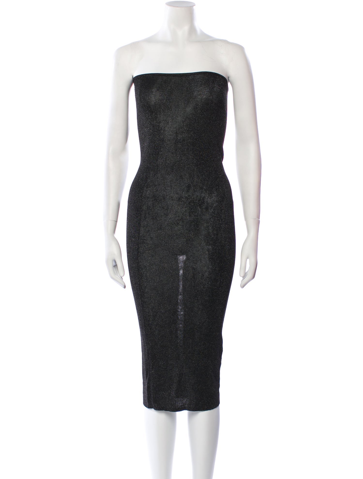 St. Agni Strapless Knee-Length Dress