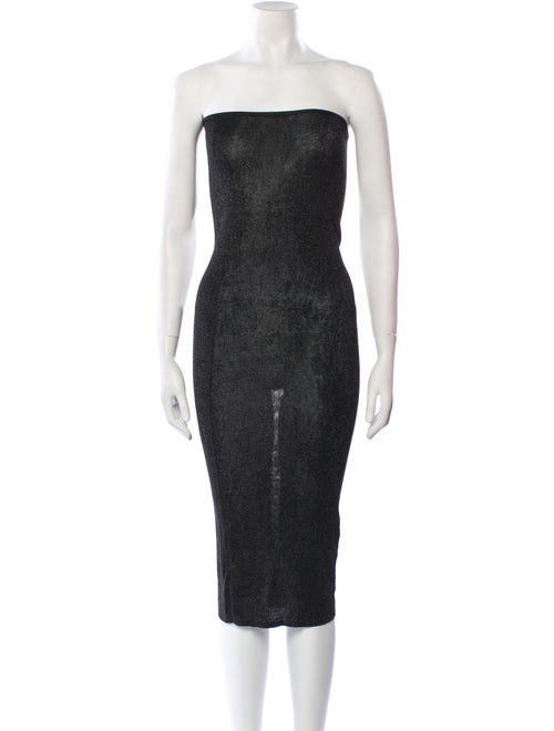 St. Agni Strapless Knee-Length Dress