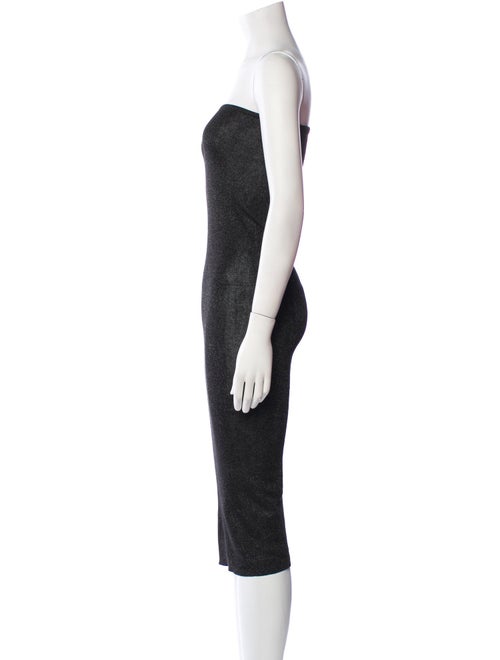 St. Agni Strapless Knee-Length Dress