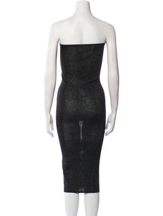 St. Agni Strapless Knee-Length Dress