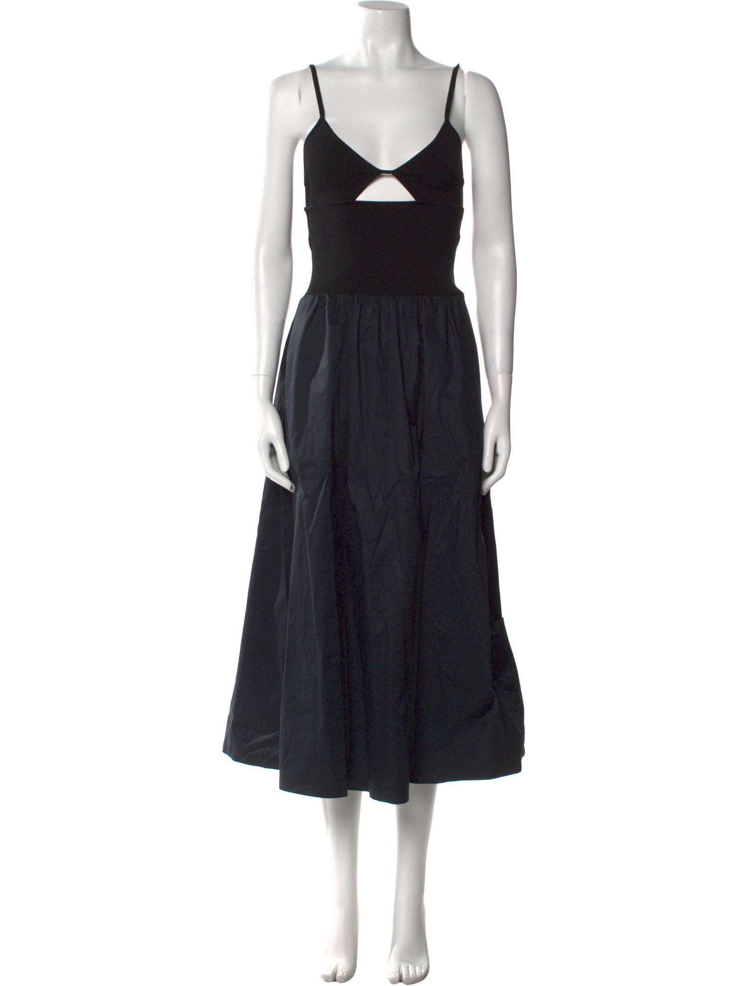 St. Agni V-Neck Midi Length Dress