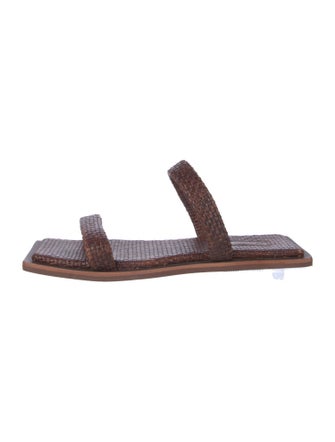 St. Agni Leather Slides